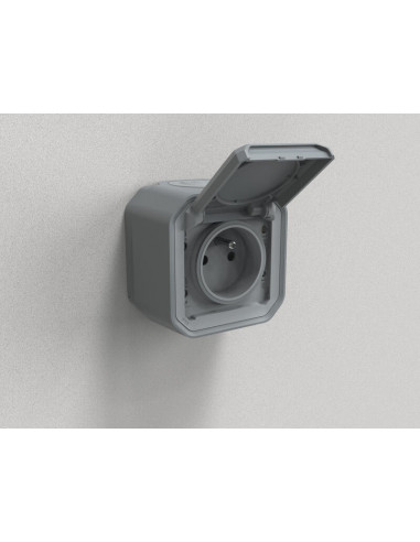 Prise de courant 2P+T Plexo complet...