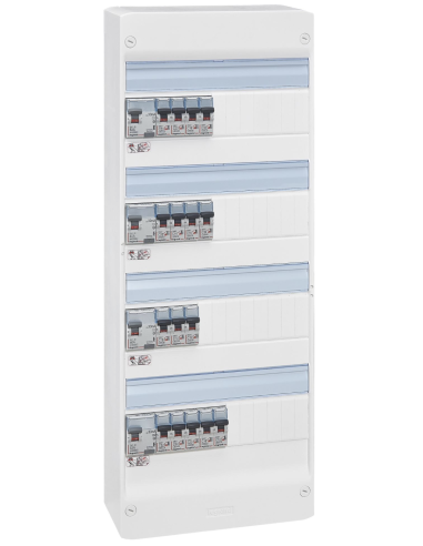 Tableau LEGRAND 4 rangées équipé et...