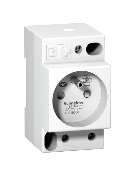 Prise de courant modulaire 16A 2P+T standard