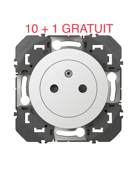 LOT DE 10 Prise De Courant 2P+T Surface Dooxie 16A EXCLU WEB