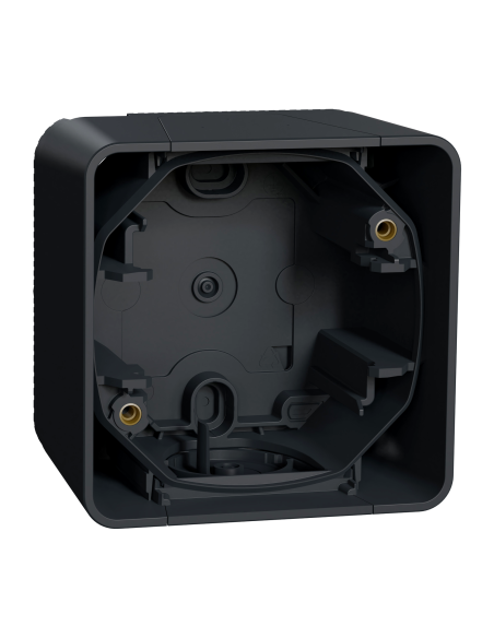 Mureva Styl - Boîte 1 Poste - Saillie - Gris