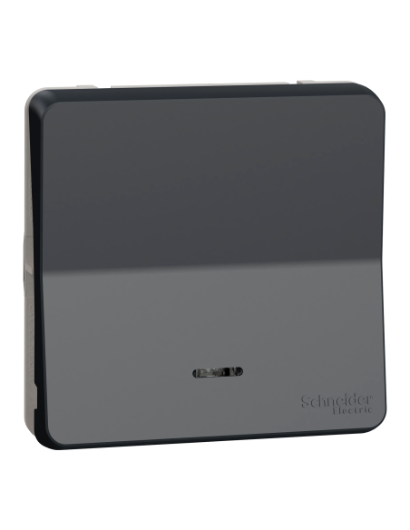 Mureva Styl - Bouton poussoir Lumineux LED - composable - Gris