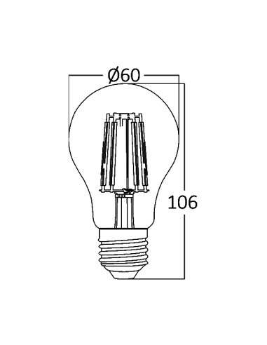 Ampoule Led E27 Filament 7W / 4000K