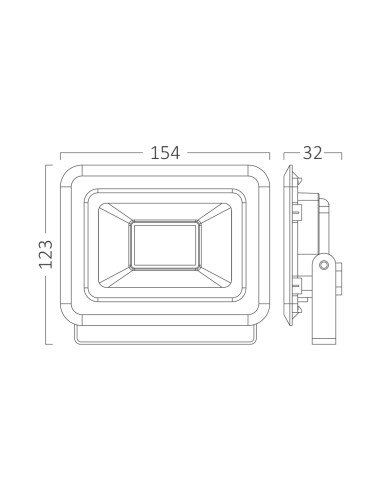 Projecteur LED 30W IP65 / 4000K Projecteur LED 30W IP65 / 4000K