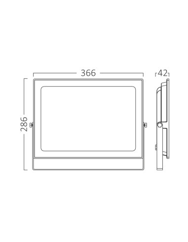 Projecteur LED 200W IP65 / 4000K