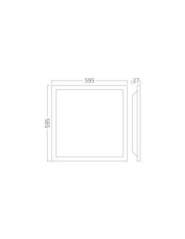 Dalle LED 60x60 UGR19 - 40W 3000K 4200lm