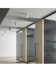 Plafonnier Alu. Rond GU10... 2