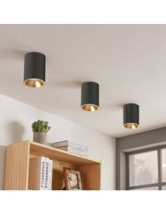 Plafonnier Alu. Rond GU10... 2