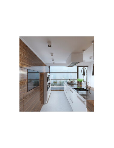 Plafonnier Alu. Carré GU10 35W IP20... Plafonnier Alu. Carré GU10 35W IP20...