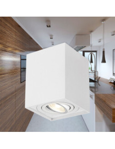 Plafonnier Alu. Carré... 2