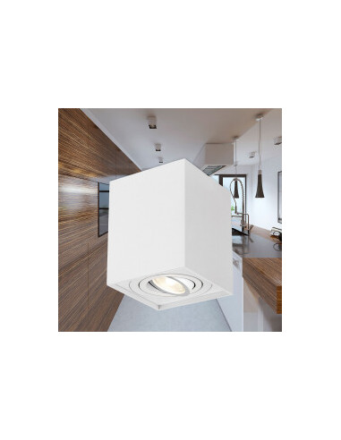 Plafonnier Alu. Carré Orientable -... Plafonnier Alu. Carré Orientable -...