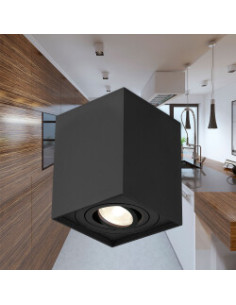 Plafonnier Alu. Carré... 2