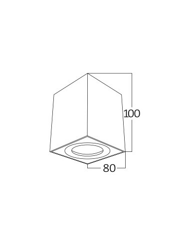 Plafonnier Alu. Carré Orientable -... Plafonnier Alu. Carré Orientable -...