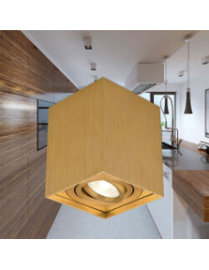 Plafonnier Alu. Carré... 2