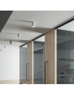 Plafonnier Alu. Rond GU10... 2