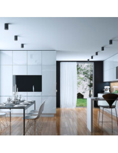 Plafonnier Alu. Rond GU10... 2