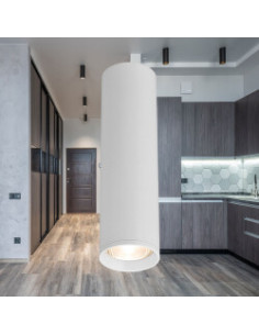 Plafonnier Alu. Rond GU10... 2