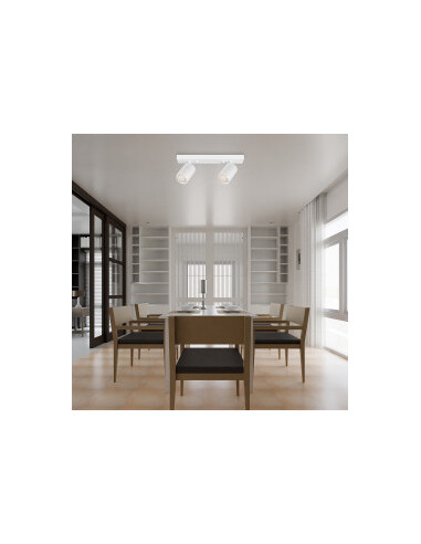 Plafonnier Saillie Rond - (x2) GU10... Plafonnier Saillie Rond - (x2) GU10...