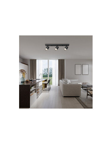 Plafonnier Saillie Rond - (x3) GU10... Plafonnier Saillie Rond - (x3) GU10...