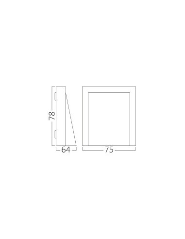 Applique Murale LED - 6W CCT 600lm IP65 Applique Murale LED - 6W CCT 600lm IP65