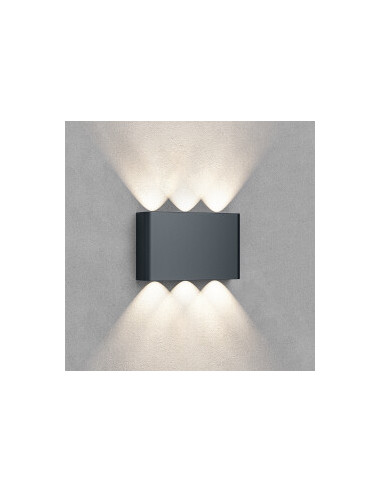 Applique Murale Extérieur - 6 x 1W... Applique Murale Extérieur - 6 x 1W...