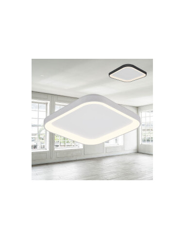 Plafonnier Décoratif LED Carré - 36W... Plafonnier Décoratif LED Carré - 36W...