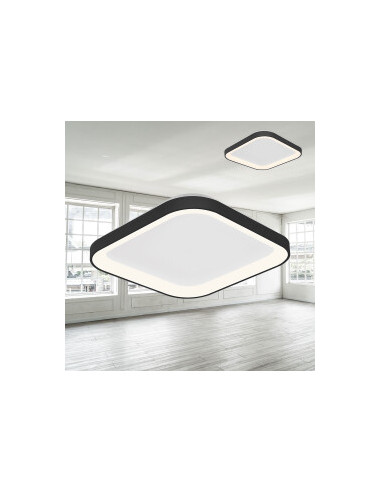 Plafonnier Décoratif LED Carré - 36W... Plafonnier Décoratif LED Carré - 36W...