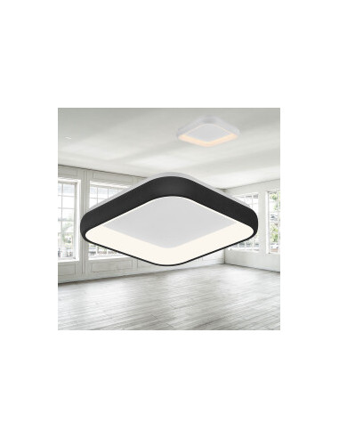 Plafonnier Décoratif LED Carré - 36W...