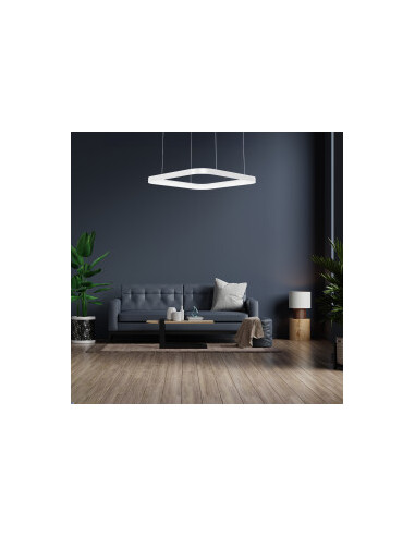 Suspension LED Carré Diam. 48cm - 36W... Suspension LED Carré Diam. 48cm - 36W...
