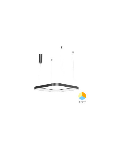 Suspension LED Carré Diam. 48cm - 36W...