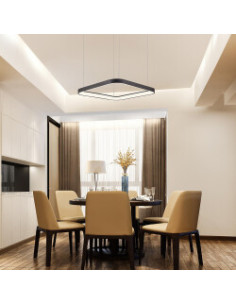 Suspension LED Carré Diam.... 2