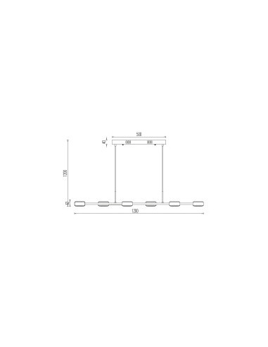 Suspension Décoratif LED - 48W CCT...