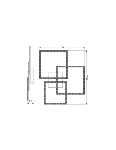 Plafonnier Décoratif LED Cristal -... Plafonnier Décoratif LED Cristal -...