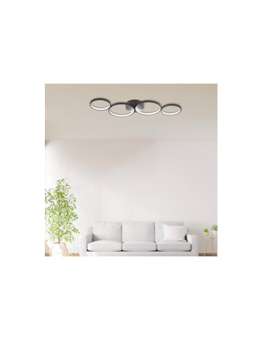 Plafonnier Décoratif LED Cercle - 60W... Plafonnier Décoratif LED Cercle - 60W...