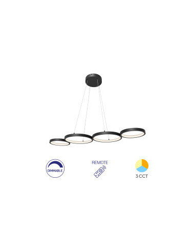 Suspension Décoratif LED Cercle - 60W...