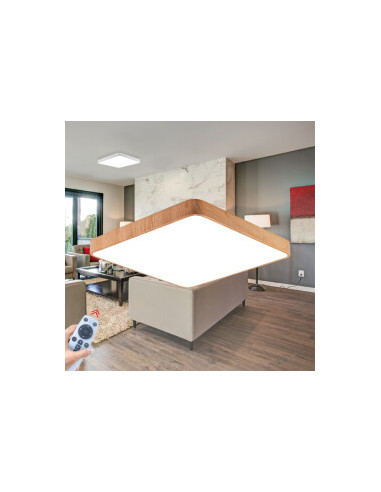 Plafonnier Décoratif LED Carré - 45W... Plafonnier Décoratif LED Carré - 45W...