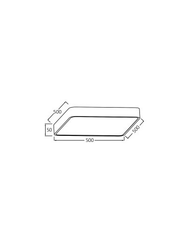 Plafonnier Décoratif LED Carré - 45W... Plafonnier Décoratif LED Carré - 45W...
