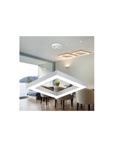 Suspension LED Carré Diam. 60cm - 45W... Suspension LED Carré Diam. 60cm - 45W...