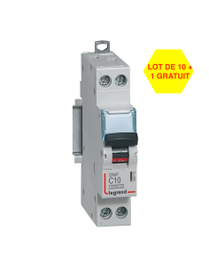 Lot de 10 Disjoncteurs...