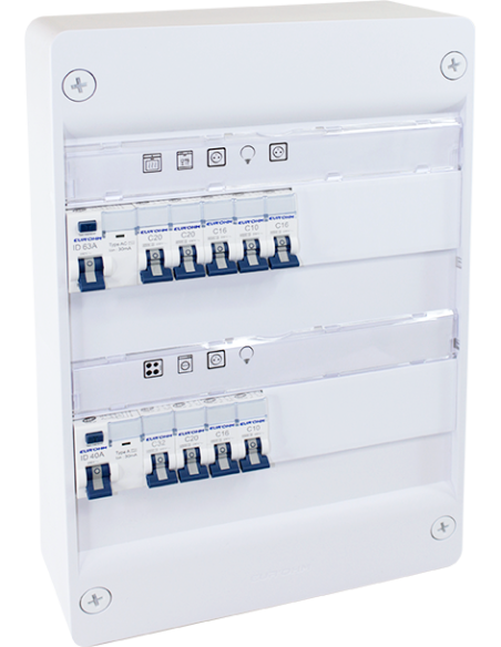 Tableau Électrique monté-câblé - Prêt à poser pour Logement T1 ou T2