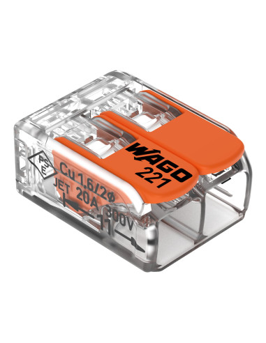 Borne de raccordement WAGO a levier...