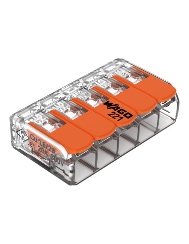 Borne de raccordement WAGO a levier...