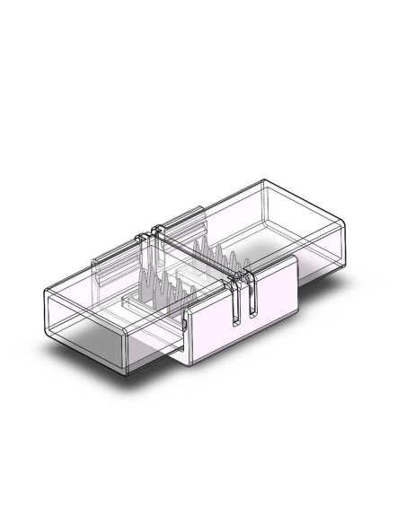 Connexion centrale 10mm pour bande LED RGB