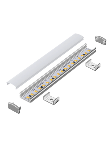 Profilé en aluminium de surface de 2M...