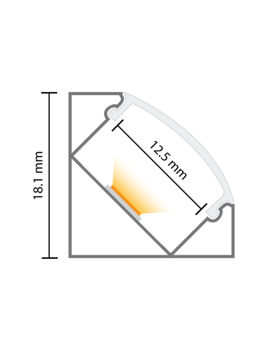 Profilé d'angle en aluminium de 1...
