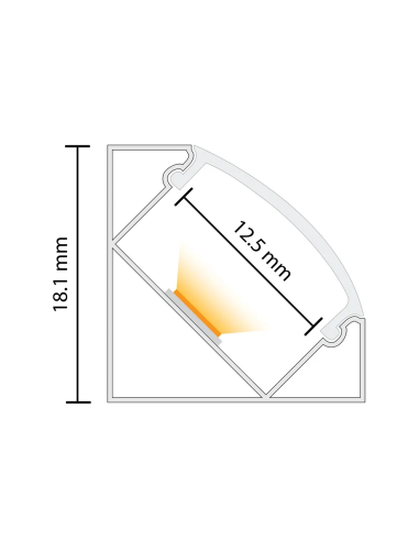 Profilé d'angle en aluminium de 1...