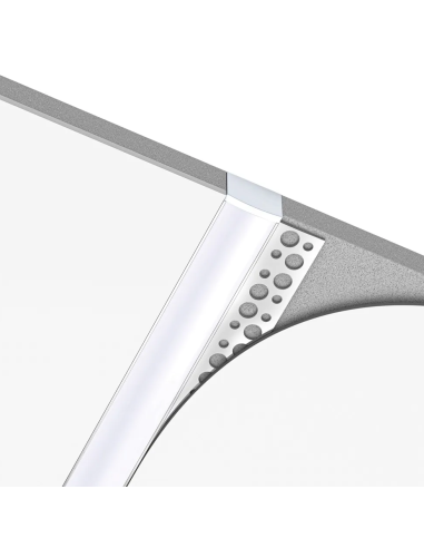 Profilé en aluminium pour plâtre de 2...