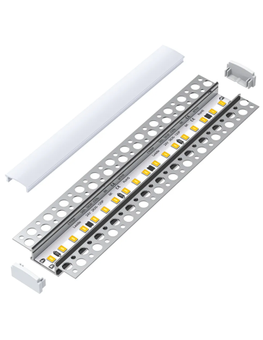 Profilé en aluminium pour plâtre de 2...