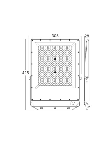 Projecteur LED 200W 3CCT 22000lm -...