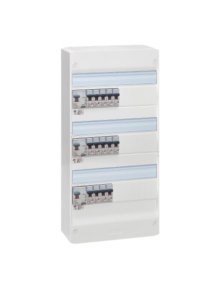 Tableau LEGRAND 3 rangées équipé et Précâblé 3ID63